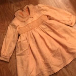 Macleod peach 12 mos dress